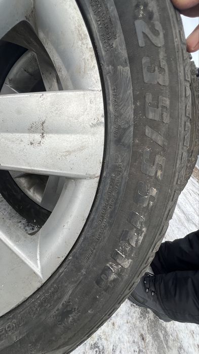 Титановый диски с резиной