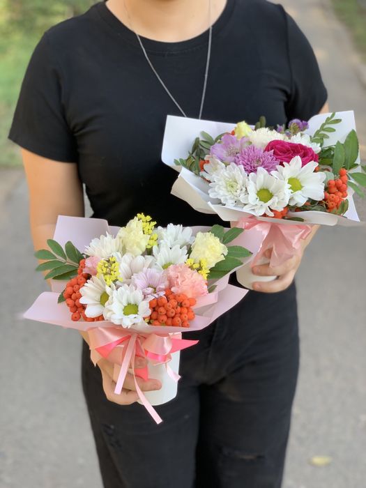 Стаканчик букет комплимент