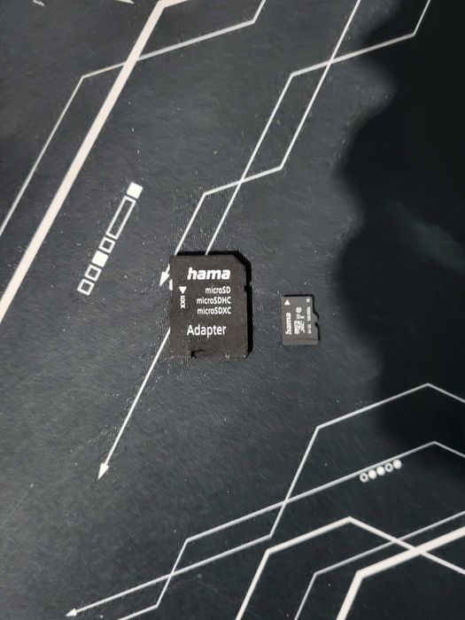 Adaptor usb pt net+SD card 64gb(fat32)+Adaptor sd card hama