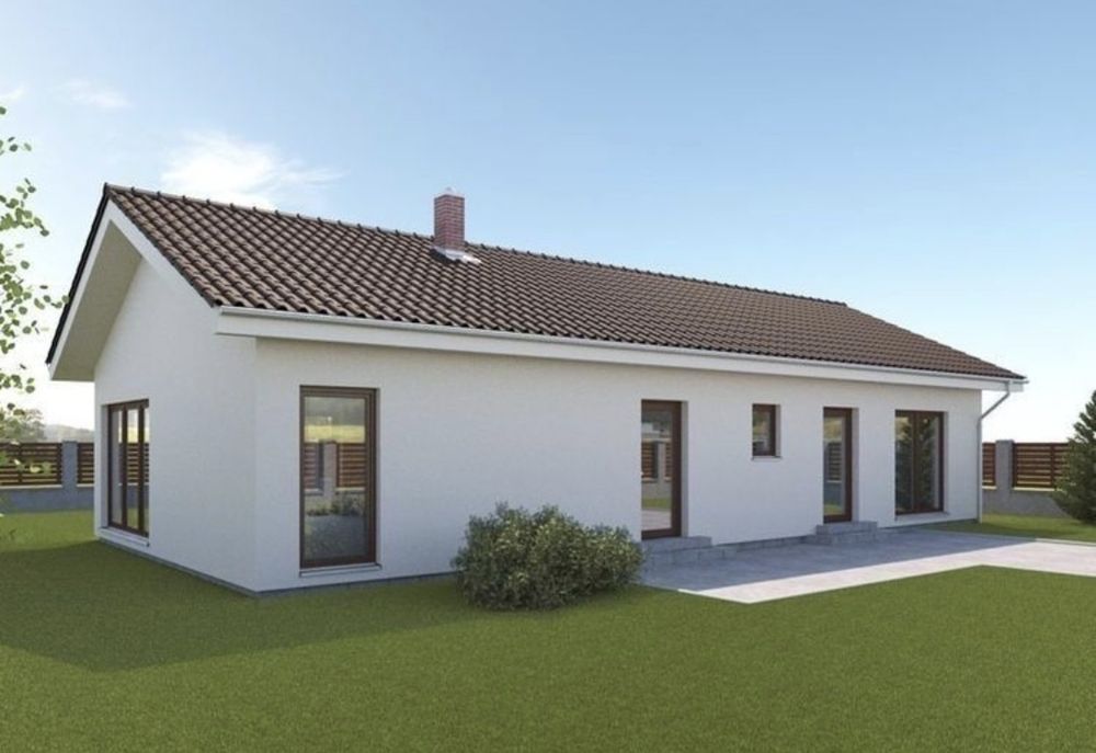 Casute de locuit învelite cu panou senwis