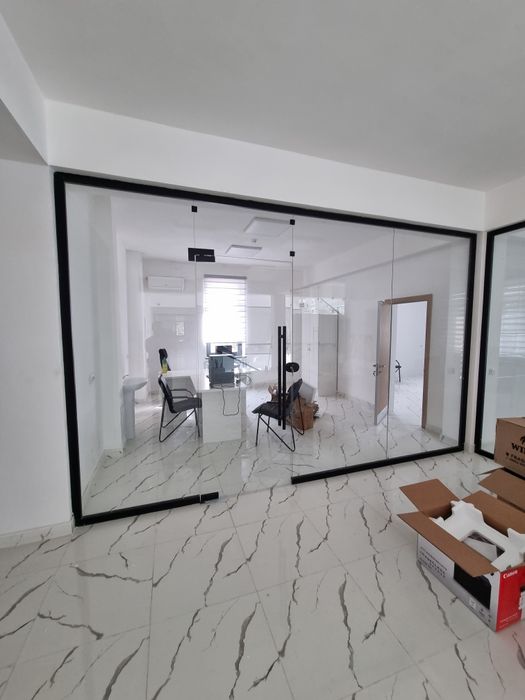 Офисная перегородка душевые