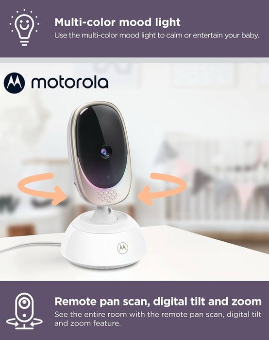 Видеоняня Радионяня Beby Monitor Motorola VM85 Connect Wifi