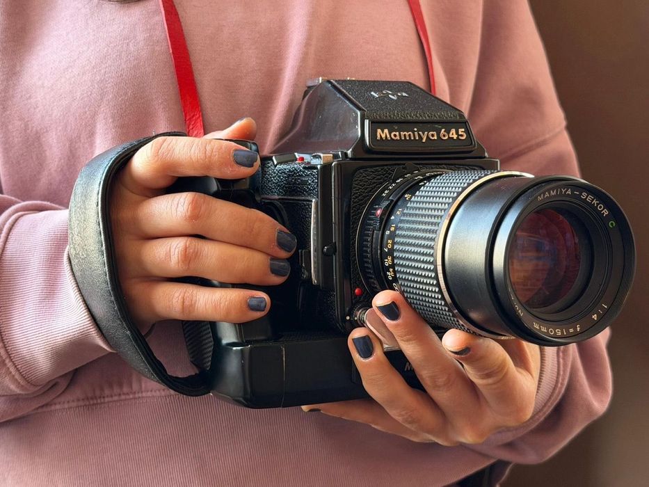 Mamiya 645 Medium Format Film Camera + 150mm f/4 Sekor C