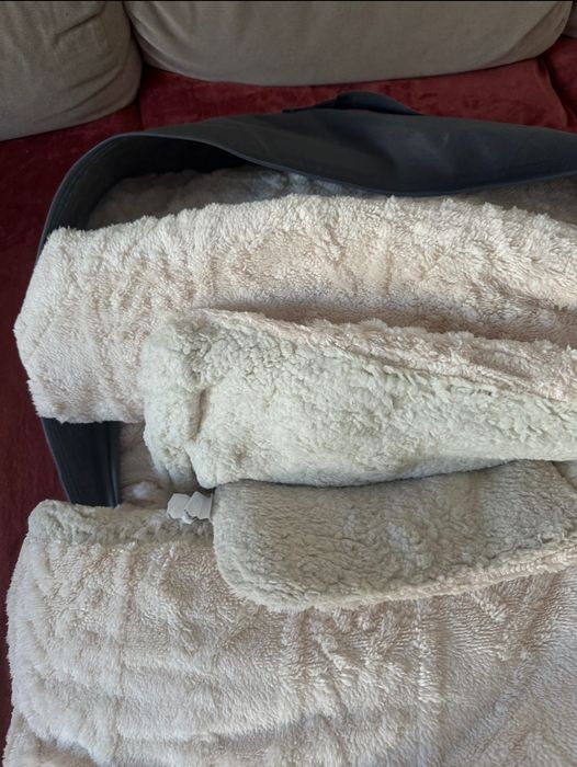 Pled pat dublu calduros 200x220 crem