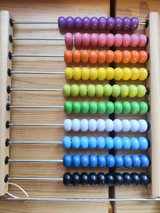 Дървено сметало ИКЕА IKEA цифри и букви