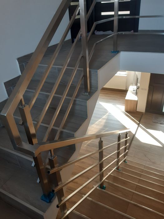 Balustrade  inox.