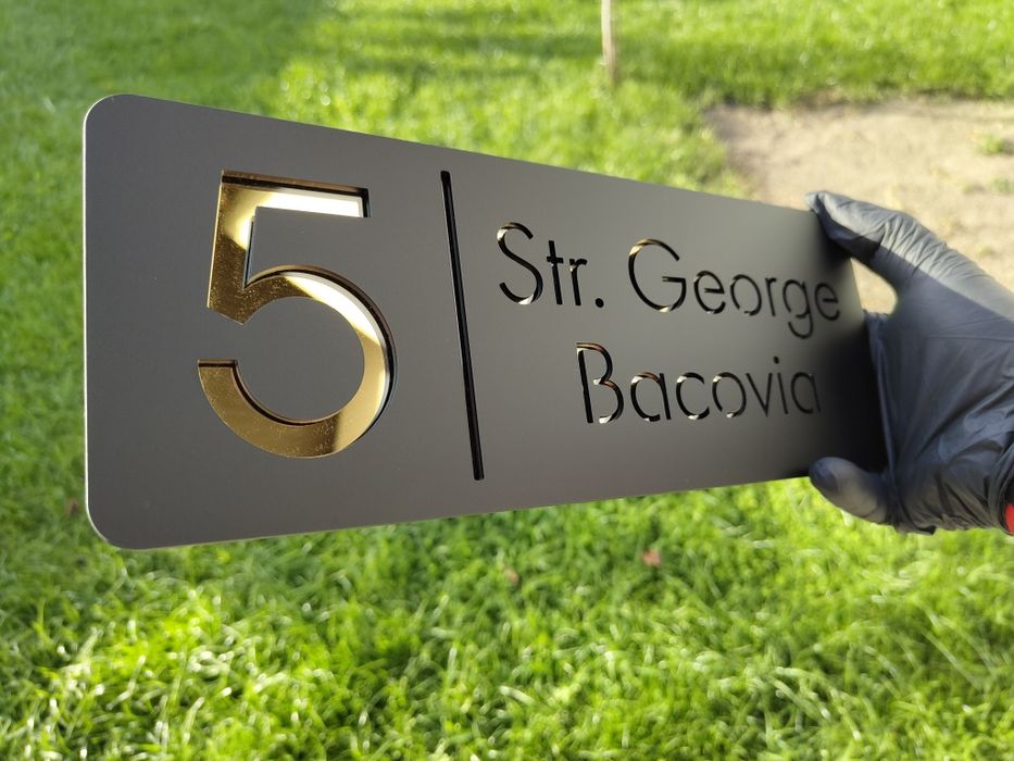 Placuta numar casa, Numere case personalizate, Placute stradale