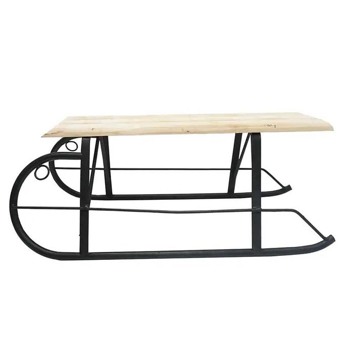 Sanie din metal si lemn