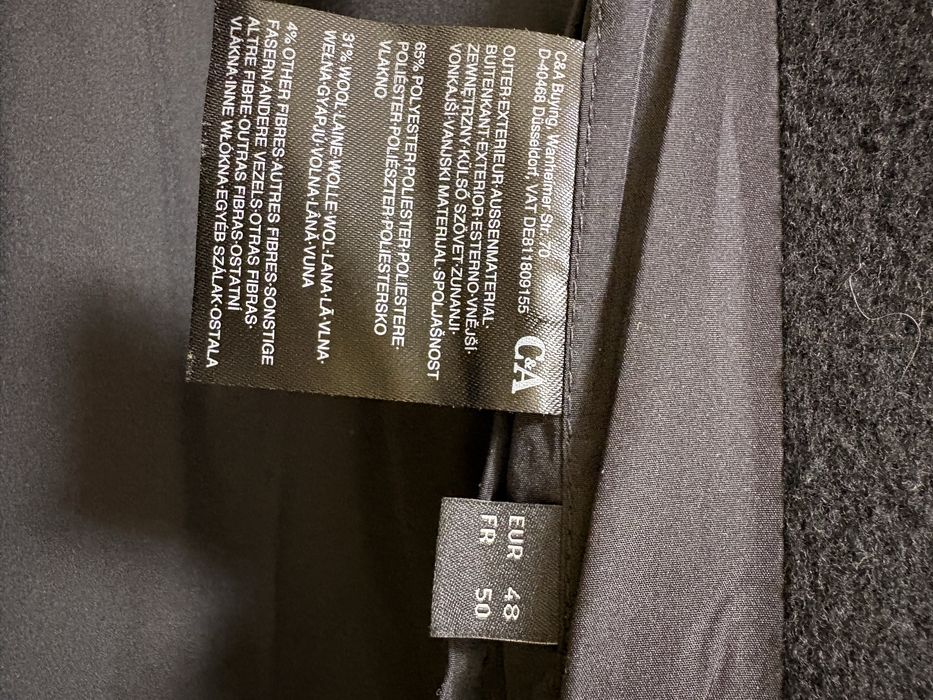 Pardesiu de dama pentru toamna /primavara amestec lana