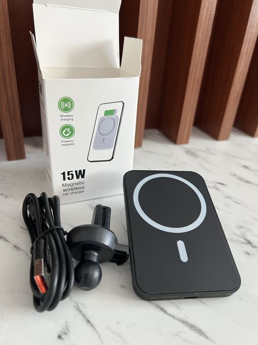 Suport MagSafe Alb/Negru