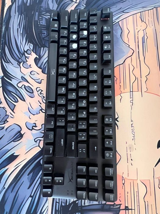 HyperX игровая механическая клавиатура, 75% формат, чёрный цвет