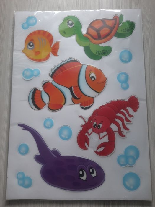 Детски водоустойчиви стикери за баня