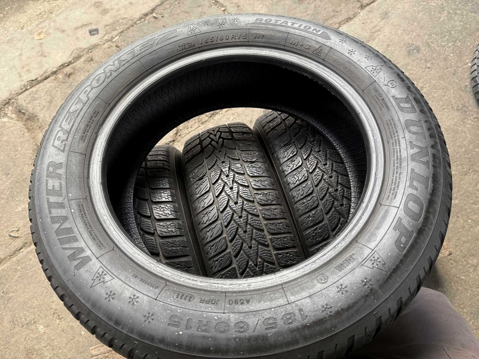 4x Anvelope Iarna 185/60 R15 - Dunlop Winter Response 2