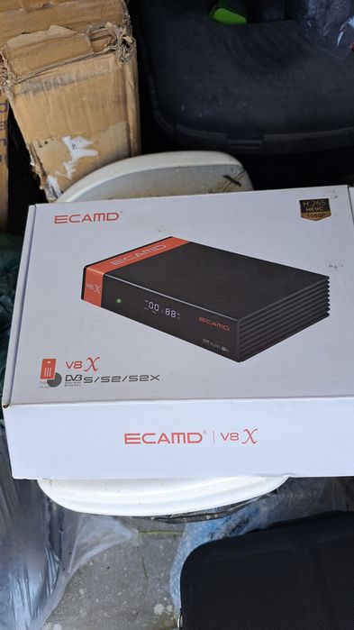 Receptor TV Satellite, suport DVB-S/S2/S2X, WIFI 2.4G ECAMD v8x