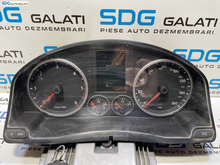 Ceas Ceasuri Cluster Instrumente Bord Volkswagen Tiguan 2008 - 2012 Cod 5N0920970D [2725X]