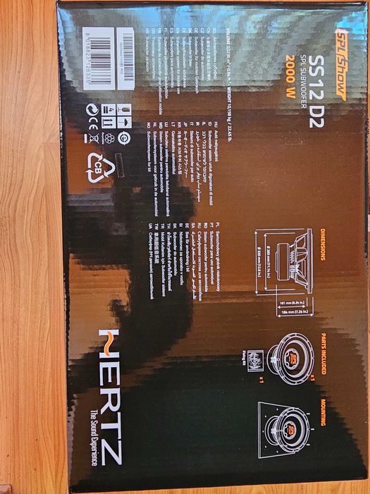 Subwoofer si difuzoare hertz SPL SHOW