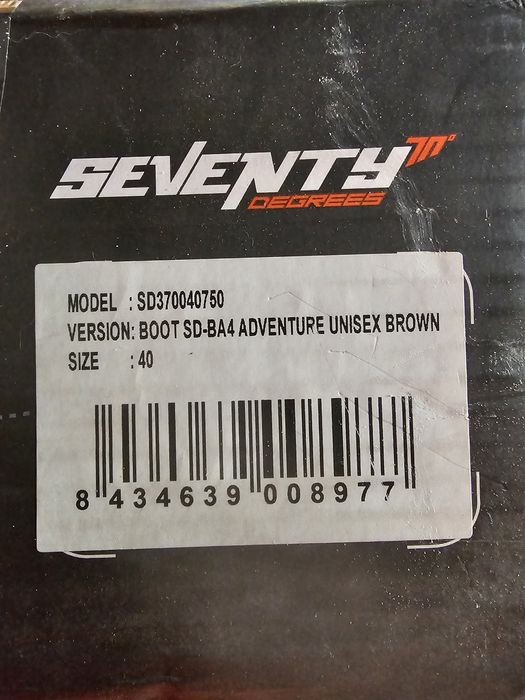 Cizme/ghete moto touring Seventy marime 40