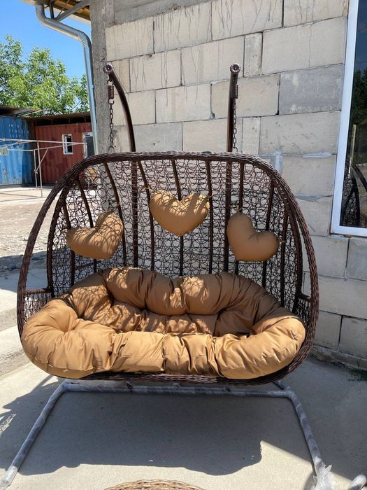 Kachelya Rotang | Toqilgan Mebel | Качеля Ротанг | Плетёная Мебель