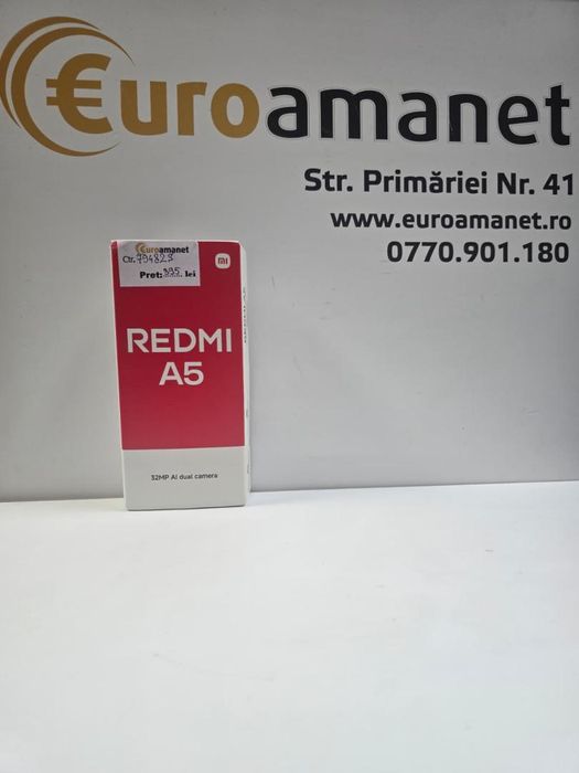 Telefon mobil Xiaomi Redmi A5, 4GB RAM, 128GB, Gold -P-
