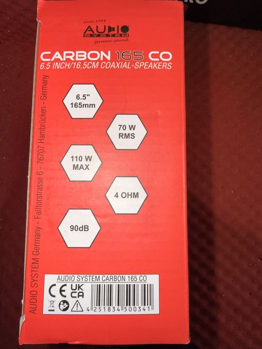 Audio System Carbon 165 CO