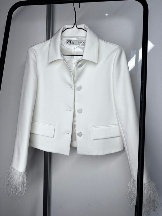 Дамско сако с пера Zara