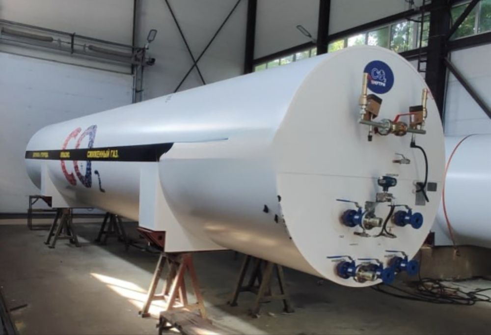 Резервуар для хранения двуокиси углерода