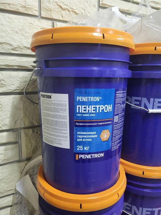 Penetron Проникающая гидроизоляция для бетонных поверхностей обмазочны