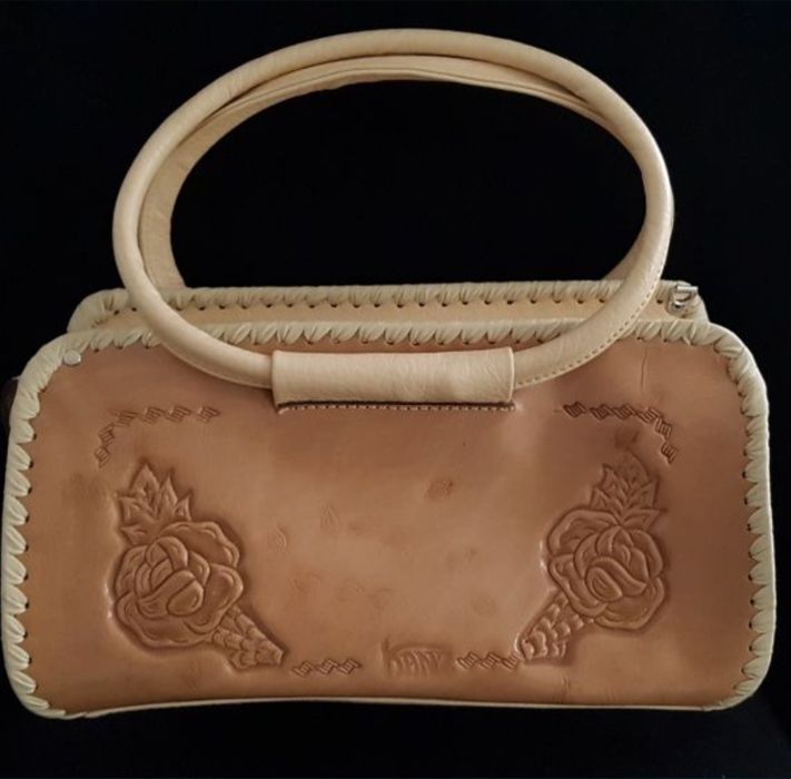 Geantă nouă / Poșetă din piele naturală lucrata manual