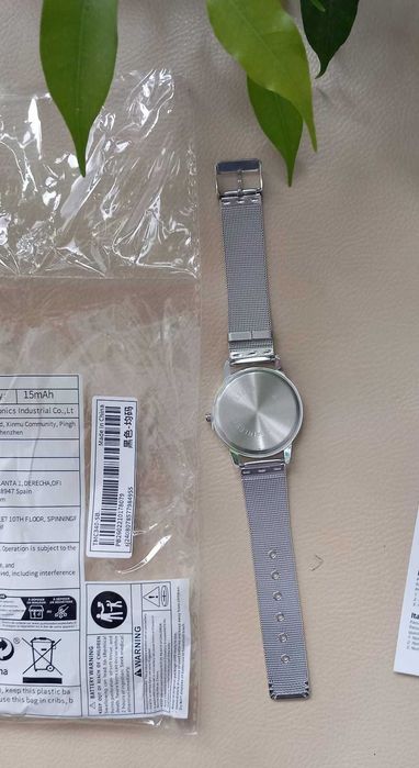 Ceas femei Quartz cu bratara argintie