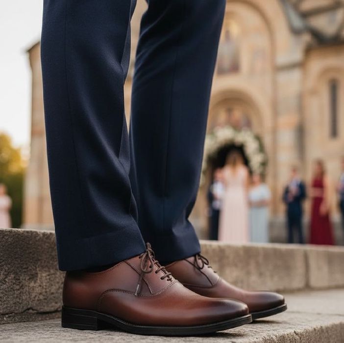 ANGRO Pantofi Din Piele
