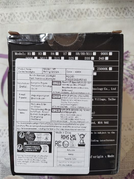 Set 2  led H7 Auto cu Cambus Heaglight ING System