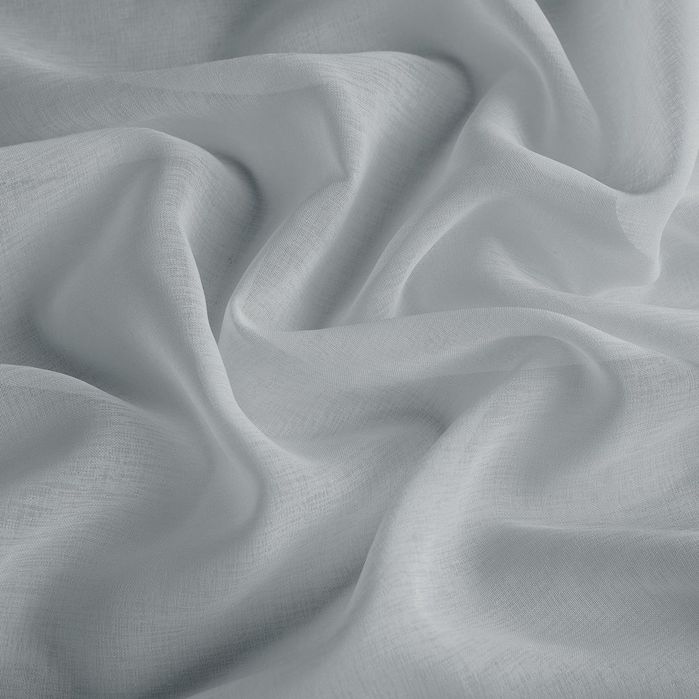 Perdele Voal Gri PONY DANCE 245x140 cm, Set 2 Bucăți, Aspect In, Semi-Transparente