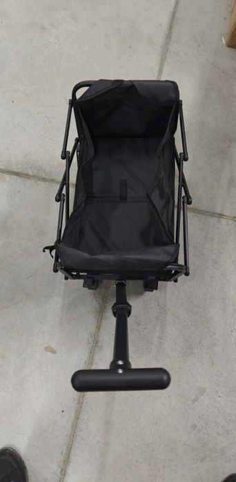 Многофункционална сгъваема количка 2 в 1 с масичка за къмпинг и пикник