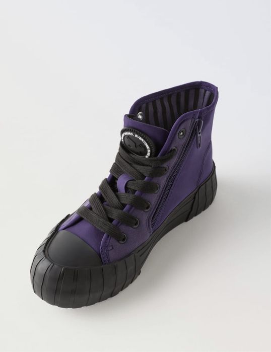 Кеды Уэнсдэй сатиновые