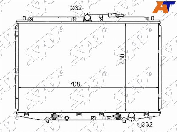 Радиатор Honda Odyssey