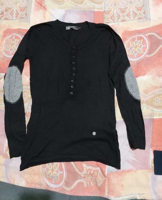 Bluza BS damă neagră tricot subtire S