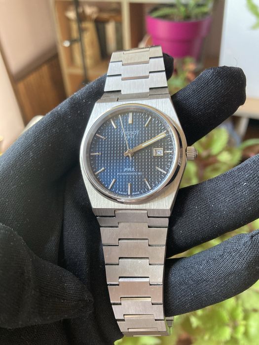 Tissot prx blue dial