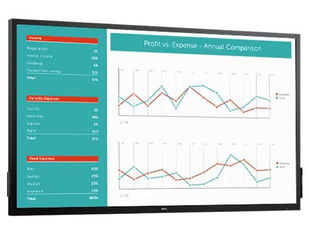 Monitor Touchscreen, interactive conference room+stand electric+ flight case robust