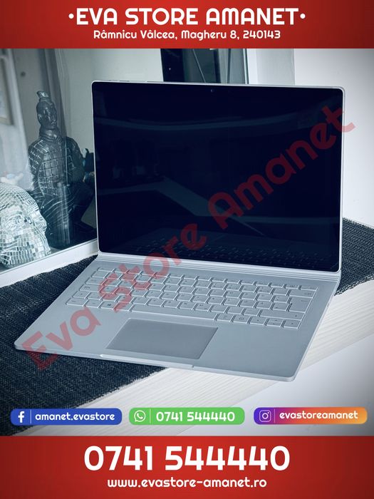 Laptop 2-in-unu Microsoft Surface Book 2 13.5” Touch i5-8350U 8GB RAM 256GB SSD