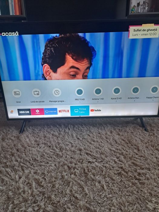 Smart tv Samsung seria 7  diagonală de 108 cm