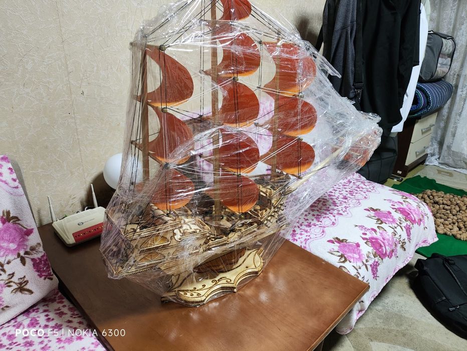 Корабль ручная работа