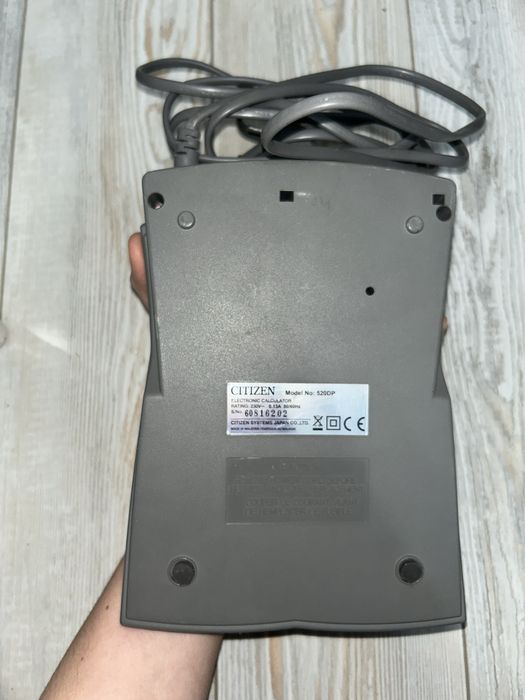 Калькулятор печатающий Citizen 520DP, рабочий.