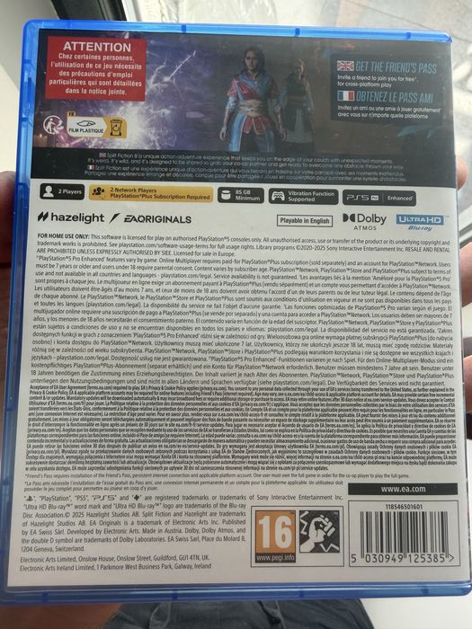 Split fiction PS5