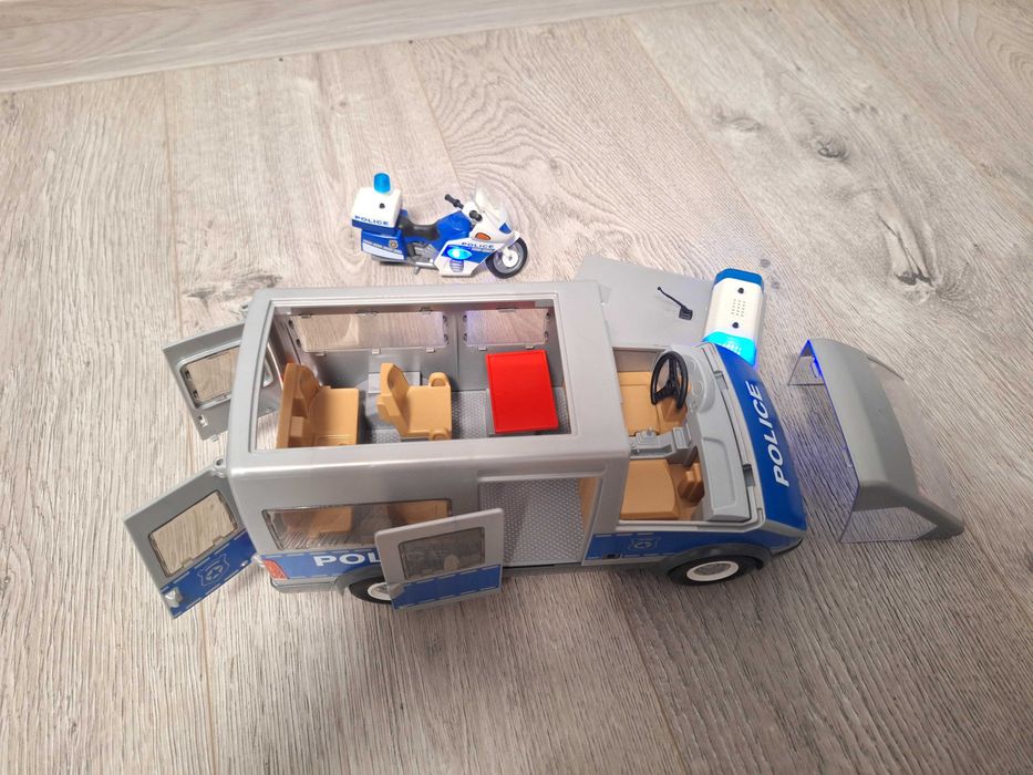 Set combinat Playmobil (duba de politie + motocicleta)