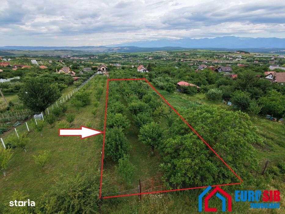 Teren intravilan 1000 mp in Sibiu Daia Noua