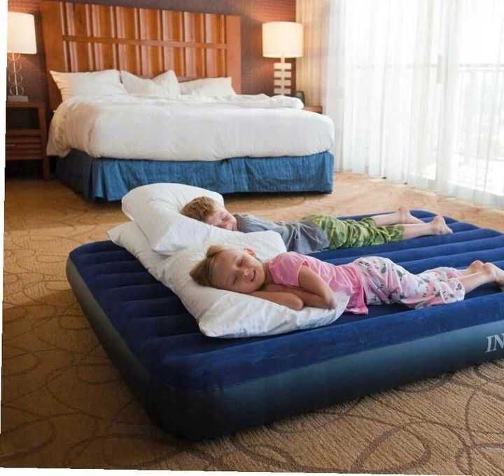 Матрак Intex, 64765, 2 човека,203x152x25см, Помпа, 2 възглавници