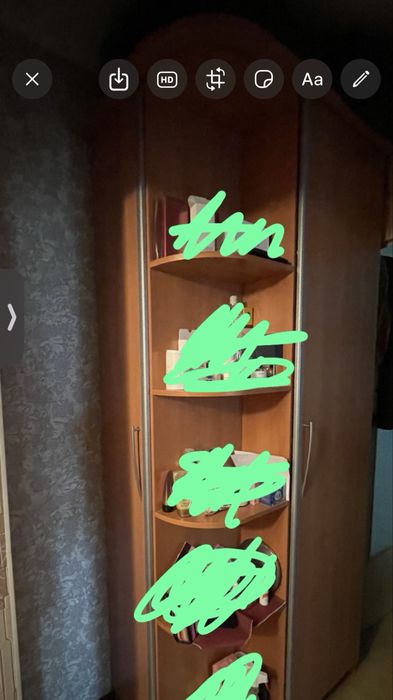 Шкаф удобный с зеркалом