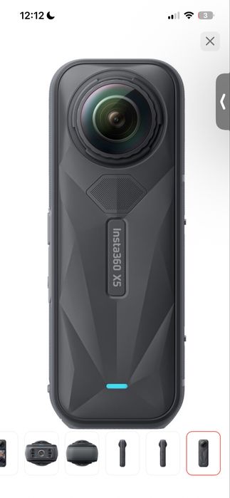 Экшн-камера Insta360X5 essentials bundle