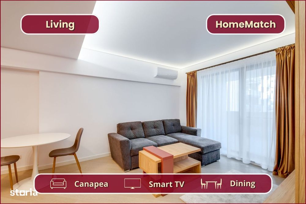 Cortina North || 3 camere || Prima închiriere || Comision 0%
