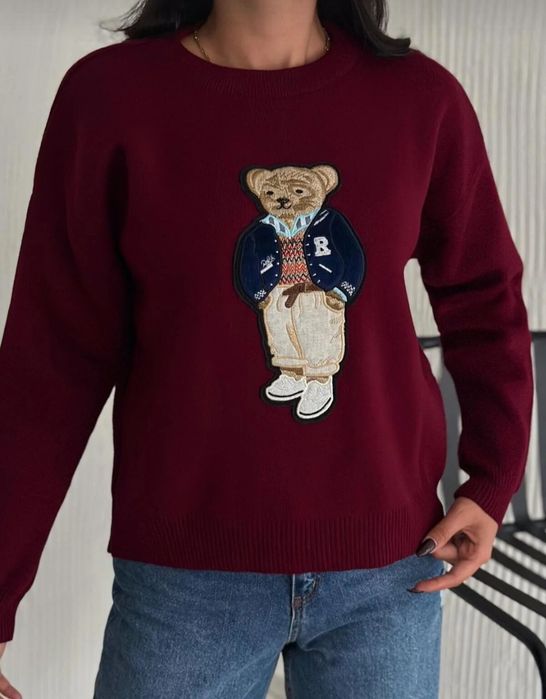 Дамска блуза с мече